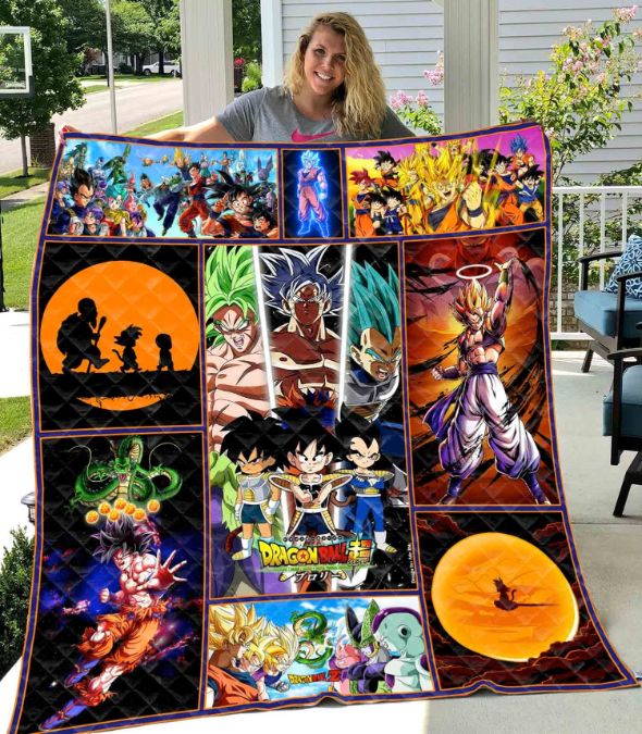 Dragon Ball T89 Quilt Blanket - Get Cozy with Your Favorite Dragon Ball Characters