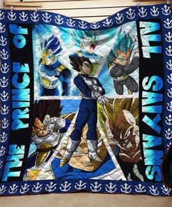 Dragon Ball Vegeta Prince Quilt Bedding Set for Fans