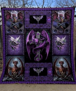 Dragon Cross Dragon Quilt Blanket for Fantasy Fans
