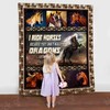 Dragon Riding Substitute Horse Quilt Bed Set