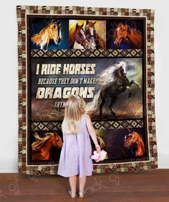 Dragon Riding Substitute Horse Quilt Bed Set