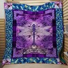 Dragonfly Floral Quilt Bedding Set