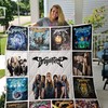 Dragonforce Band Albums Collection Quilt Blanket, Ideal for Power Metal Fans