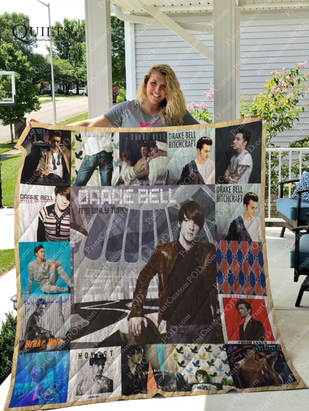 Drake Bell Albums Collection Quilt Bedding Set for Fans