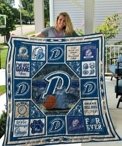 Drake Bulldogs Ncaa Quilt Bedding Set for Teens
