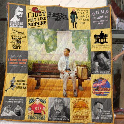 Drama Forrest Gump Quilt Bedding Set for Movie Fans