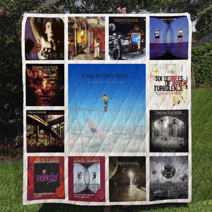 Dream Theater Bootleg Quilt Blanket - Personalized Gift for Music Fans