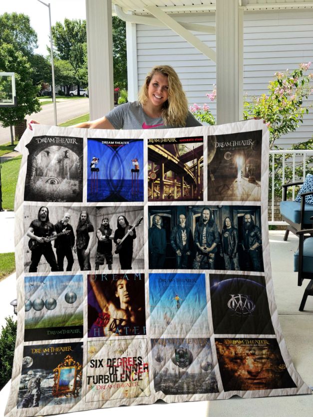 Dream Theater Vintage Quilt Bedding Set - Travel back in time with this vintage Dream Theater quilt bedding set
