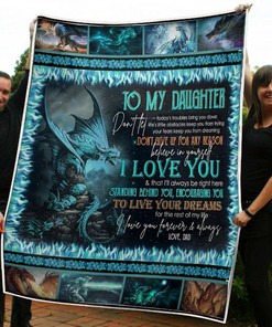 Dreaming Big And Living Life, Father's Motivation Expressed Through This Quilt Blanket