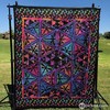 Dreamy Galaxy Dragonflies Quilt Bedding Set for Nature Lovers