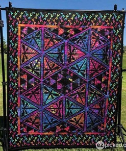 Dreamy Galaxy Dragonflies Quilt Bedding Set for Nature Lovers