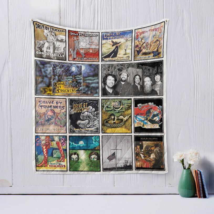 Drive By Truckers Quilt Bedding Set for Fans: Soft and Warm Fleece Blanket
