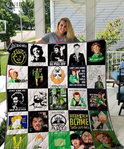 Drop Dead Fred Just Kiss Me And Say Quilt Bedding Set for Comedy Fans