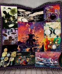 Drummer Beat Drummer Bed Set Twin with Quilt Blanket