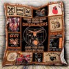Drummer Then God Said Let There Be rummers rummer Quilt Blanket for Drummers and Music Enthusiasts
