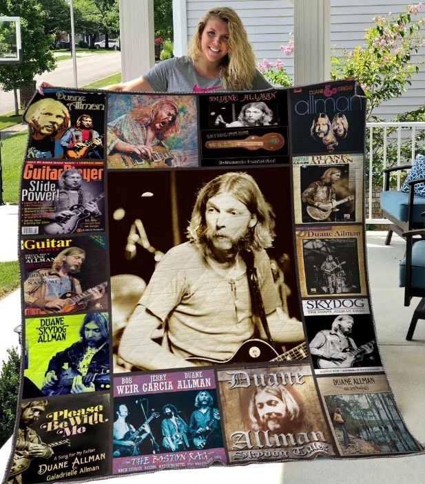 Duane Allman Quilt Blanket - Celebrate the Legendary Musician