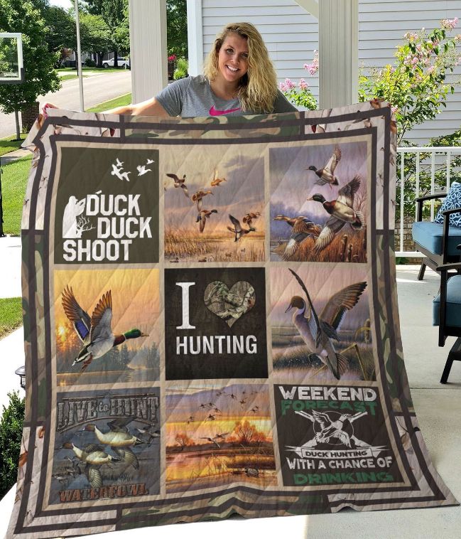 Duck Hunting Quack Quilt Bedding Set