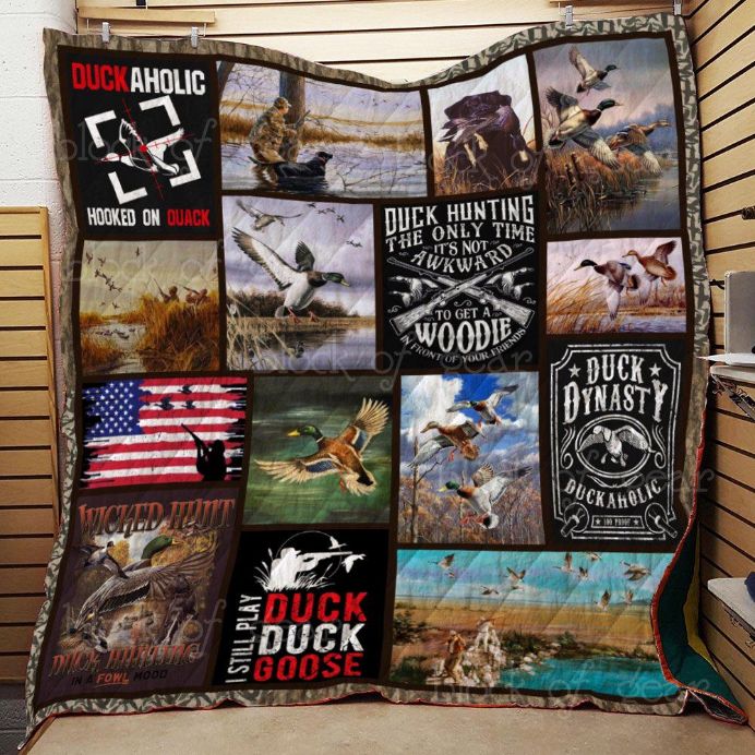 Ducks, Hunting, and Quacking Quilt Bedding Set