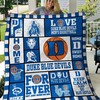 Duke Blue Devils Quilt Bedding Set Th0207