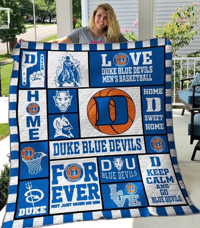 Duke Blue Devils Quilt Bedding Set Th0207