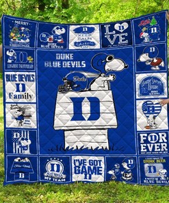Duke Blue Devils Sn Dbd Quilt Bedding Set