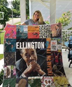 Duke Ellington Love Albums Quilt Bedding Set - Ideal for Jazz Enthusiasts