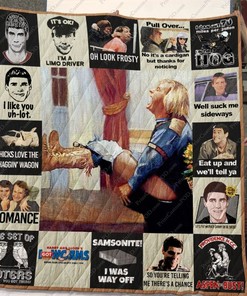 Dumb And Dumber Jim Carrey Movies Collection Quilt Bedding Set for Comedy Fans