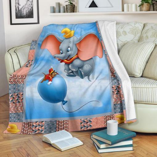 Dumbo Elephant Character Quilt Bedding Set for Baby