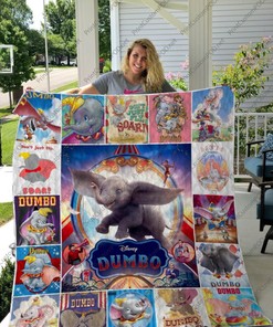 Dumbo Elephant-Inspired Quilt Bedding Set Vintage Style for Kids/girls/boys