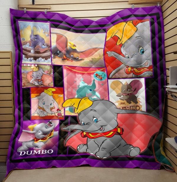 Dumbo Love Collection Quilt Bedding Set - Ideal for Fans of Dumbo
