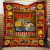 Dump Truck Quilt Blanket, Ideal for Little Boys