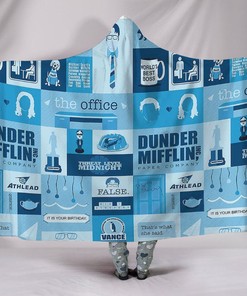 Dunder Mifflin Company The Office Quilt Blanket for Fans
