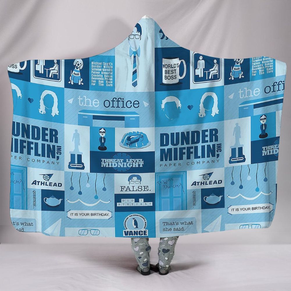 Dunder Mifflin Company The Office Quilt Blanket for Fans