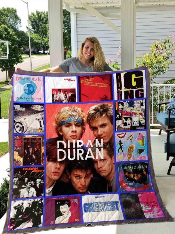 Duran Duran All Season Plus Size Quilt Bedding Set for Music Lovers