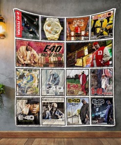 E40 Album Inspired Quilt Blanket - Perfect for Hip Hop Fans