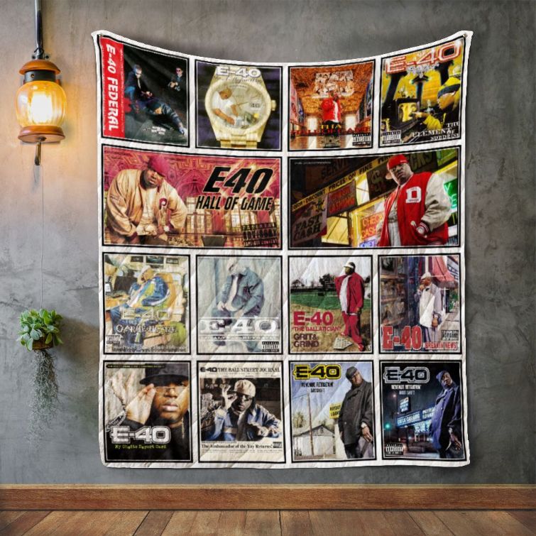 E40 Album Inspired Quilt Blanket - Perfect for Hip Hop Fans