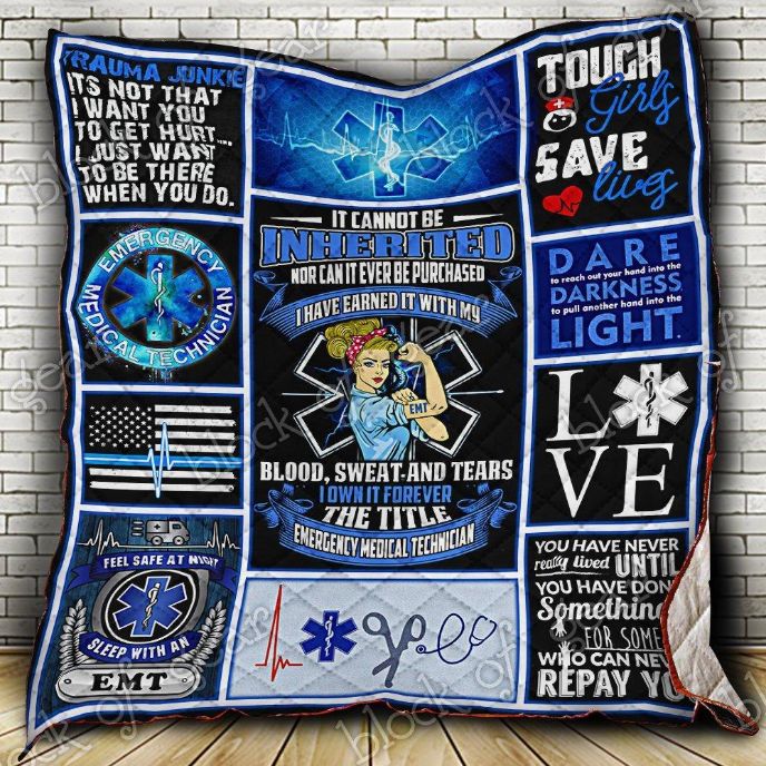 EMT Quilt Bedding Set - Perfect for Emergency Medical Technicians
