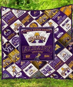 EST 1844 NCAA Albany Great Danes Collection Collection Quilt Bedding Set