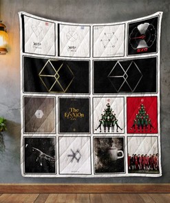 EXO Album Kpop Quilt Bedding Set for Teenage Girls and Fans