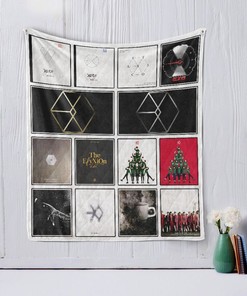 EXO Inspired Quilt Bedding Set for K-Pop Fans