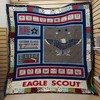 Eagle Scout Personalized 3D Quilt Bedding Set for Scouts