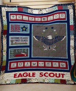 Eagle Scout Personalized 3D Quilt Bedding Set for Scouts