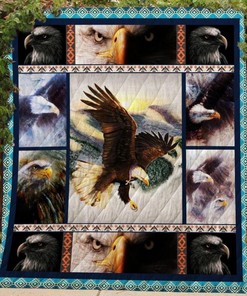Eagle TH45 Quilt Bedding Set - Patriotic and Majestic Design