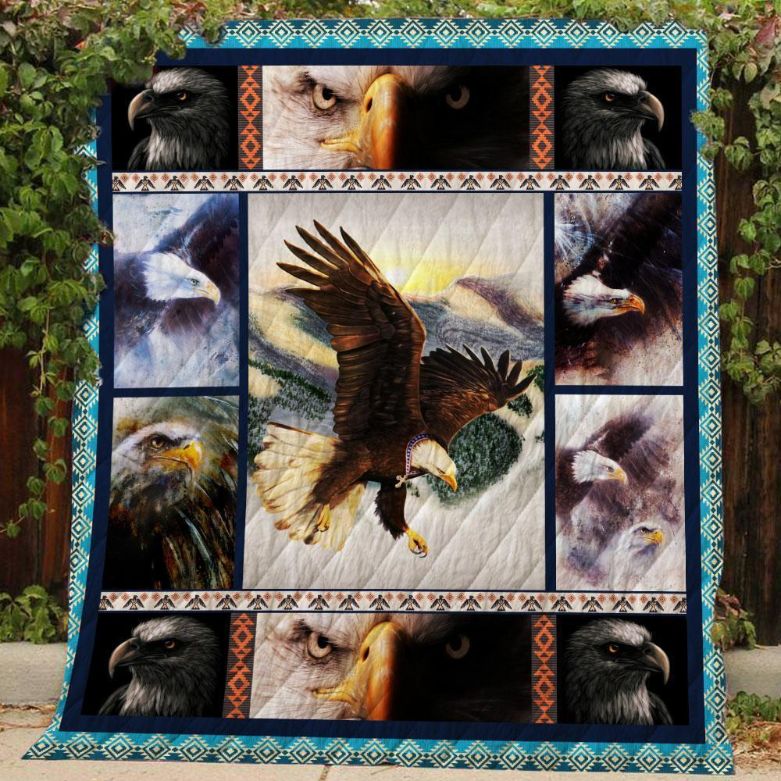 Eagle TH45 Quilt Bedding Set - Patriotic and Majestic Design