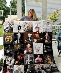 Earl Scruggs 5-String Band Collection Quilt Blanket with Classic Country Design