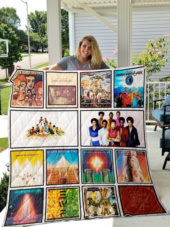 Earth, Wind & Fire Quilt Blanket Funk Music Bedding Set