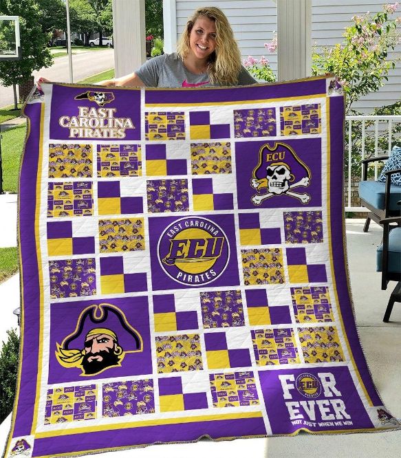 East Carolina Pirates Collection Quilt Bedding Set for Sports Fans