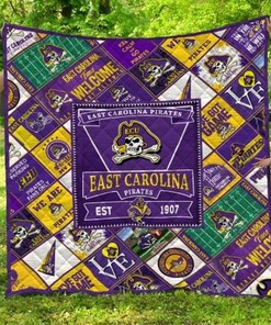 East Carolina Pirates NCAA Quilt Comforter with Unique Design