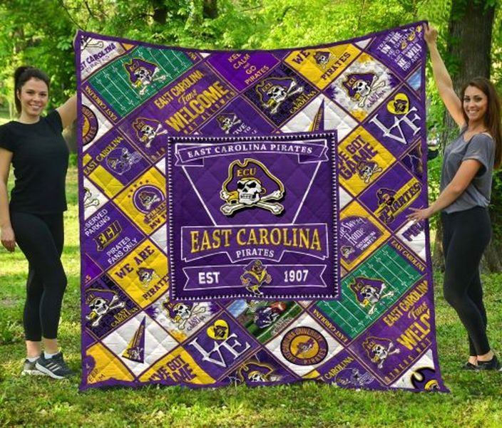 East Carolina Pirates NCAA Quilt Comforter with Unique Design
