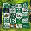 Eastern Michigan Eagles NCAA Quilted Bed Cover for a Soft and Chic Bed
